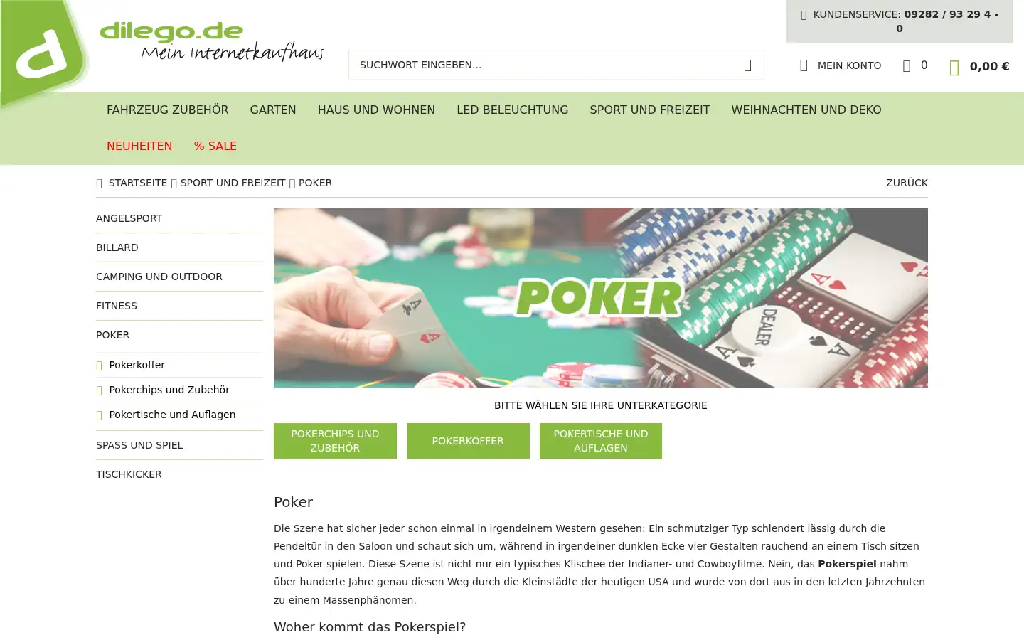 Screenshot of dilego.de