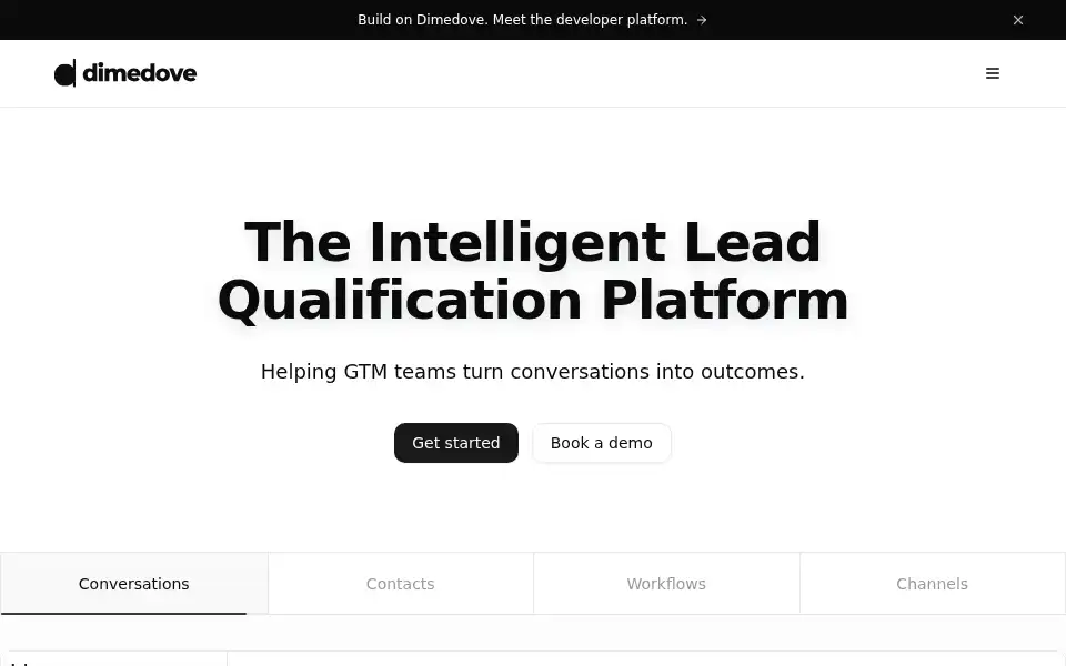 Screenshot of dimedove.com