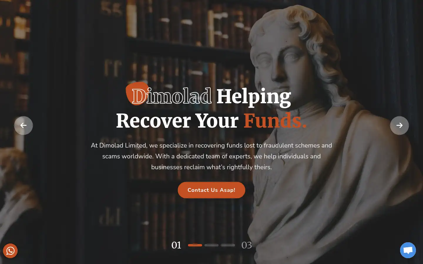Screenshot of dimoladlimited.com