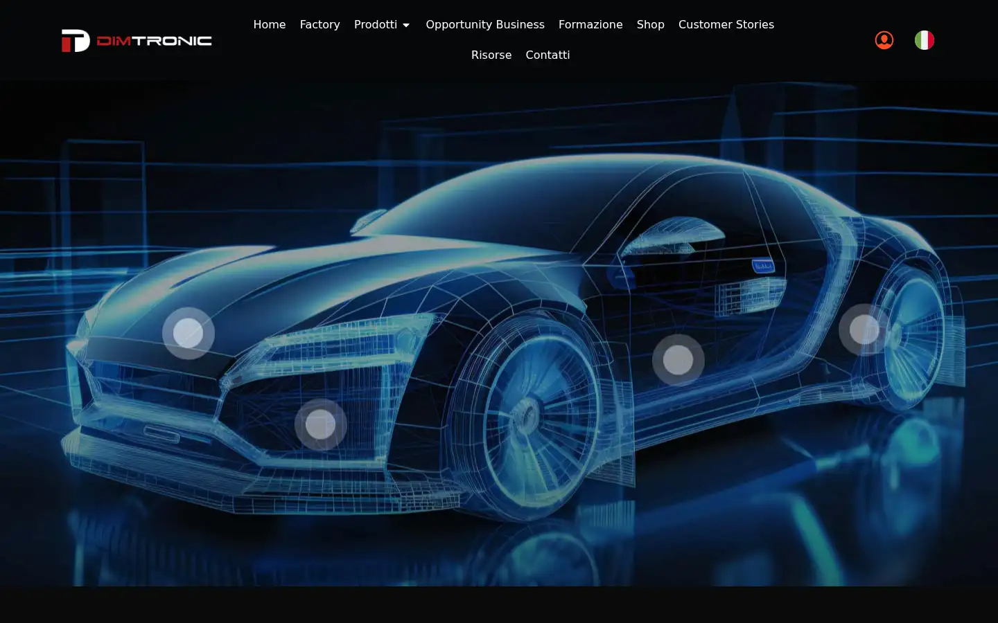 Screenshot of dimtronic.it