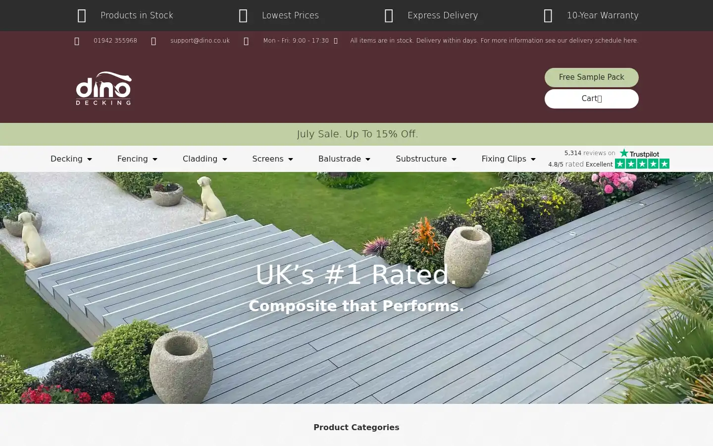 Screenshot of dino.co.uk