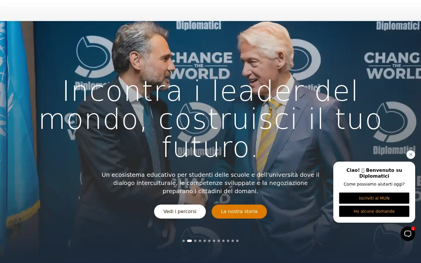 Screenshot of diplomatici.it