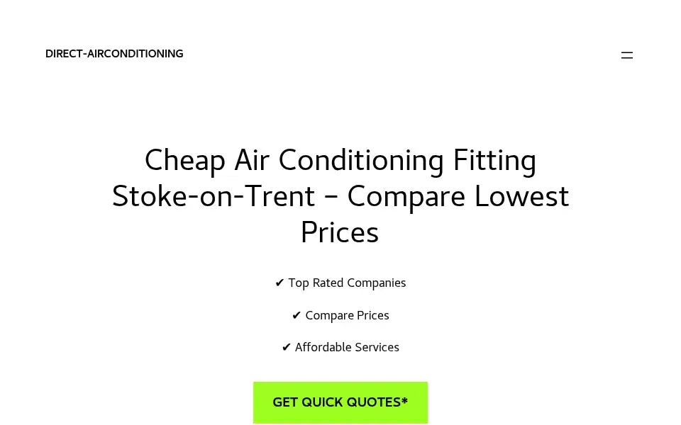 Screenshot of direct-airconditioning.co.uk