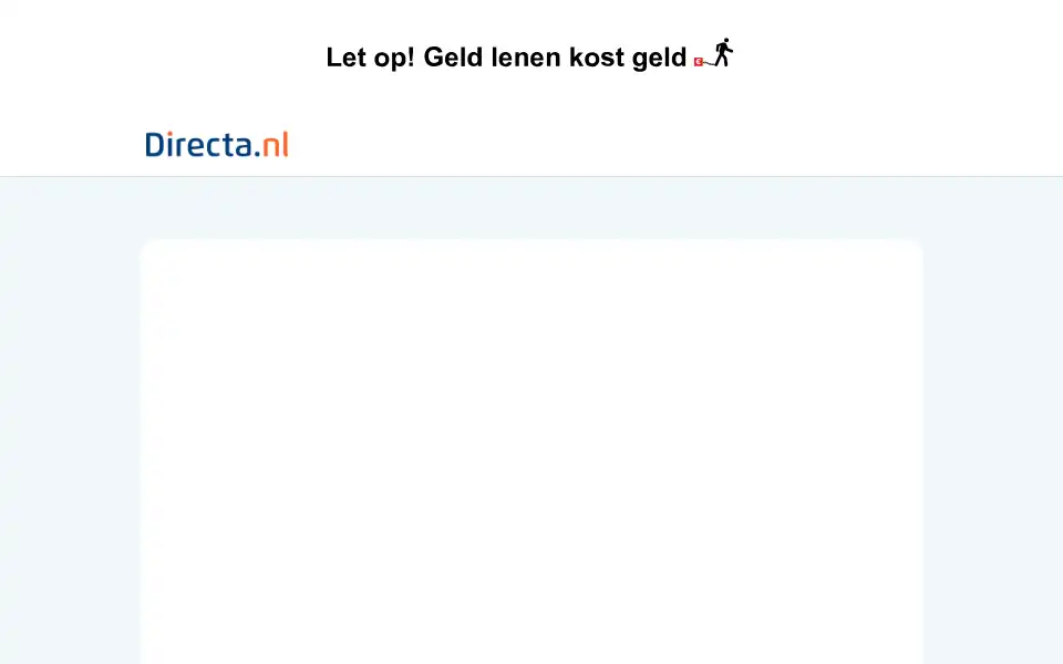 Screenshot of directa.nl