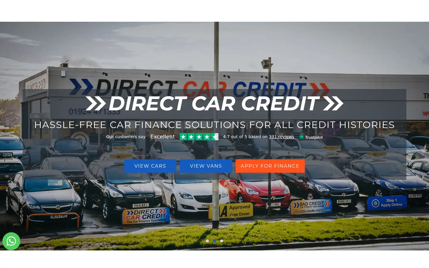 Screenshot of directcarcredit.co.uk