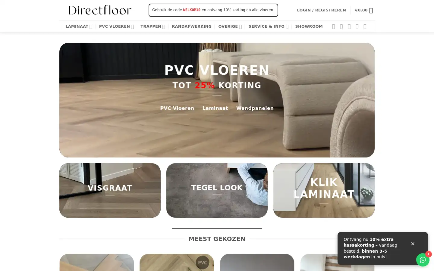 Screenshot of directfloor.nl
