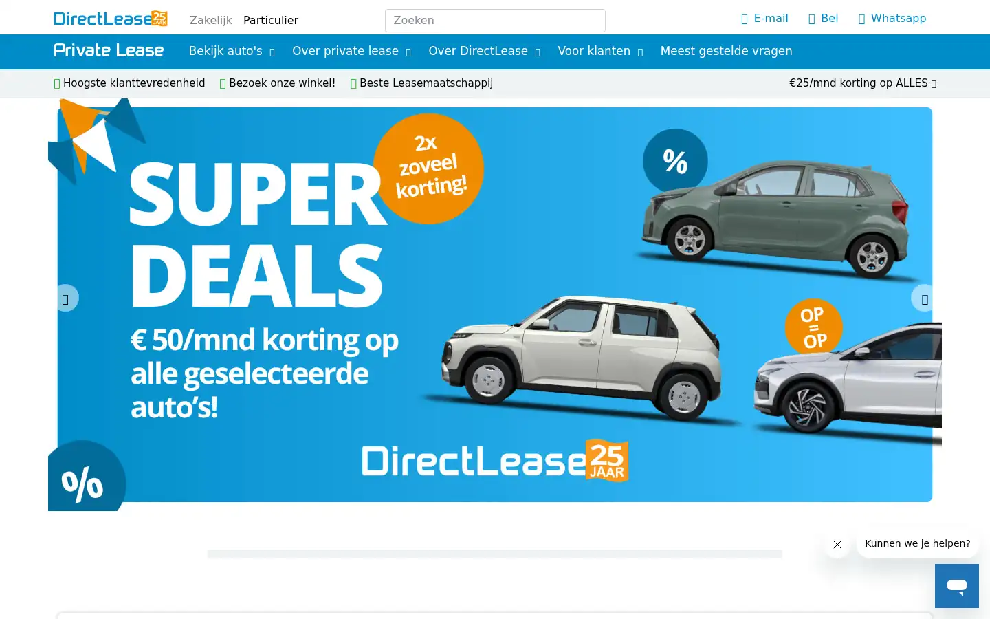 Screenshot of directleaseprivate.nl