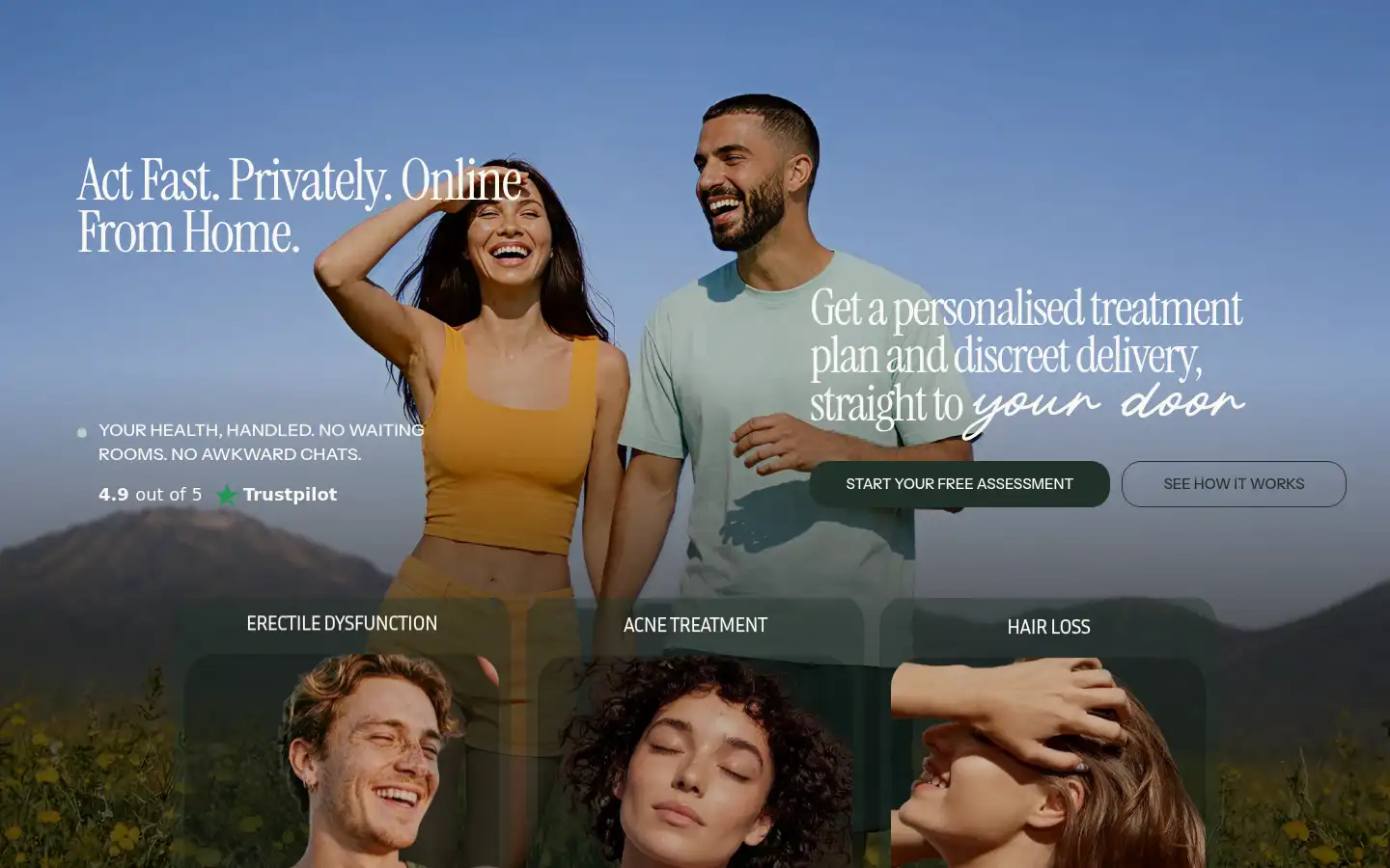 Screenshot of directmeds.com.au