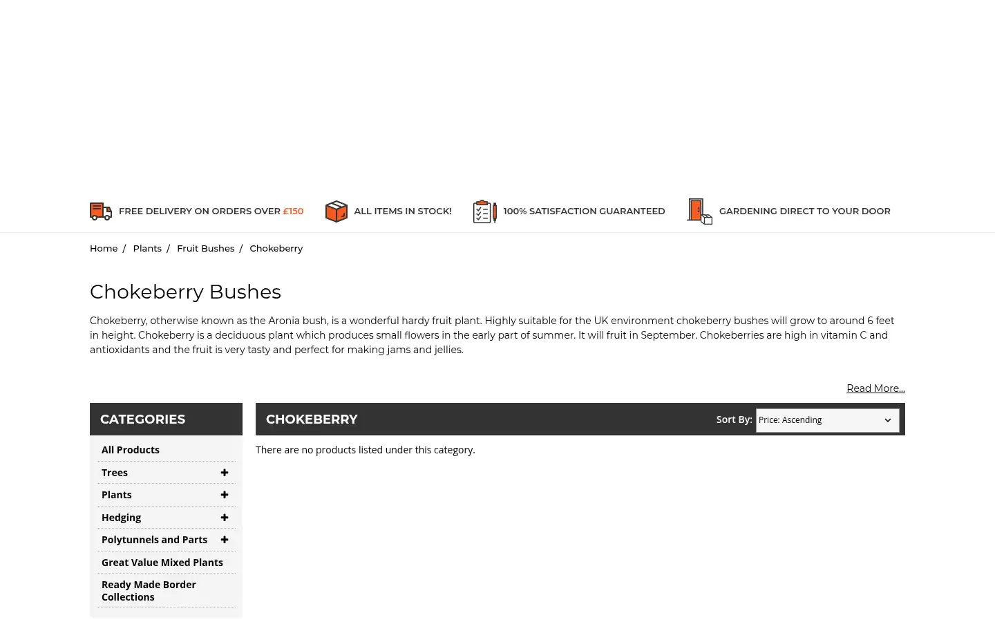 Screenshot of directplants.co.uk