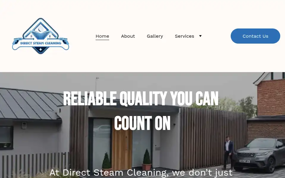 Screenshot of directsteamcleaning.co.uk