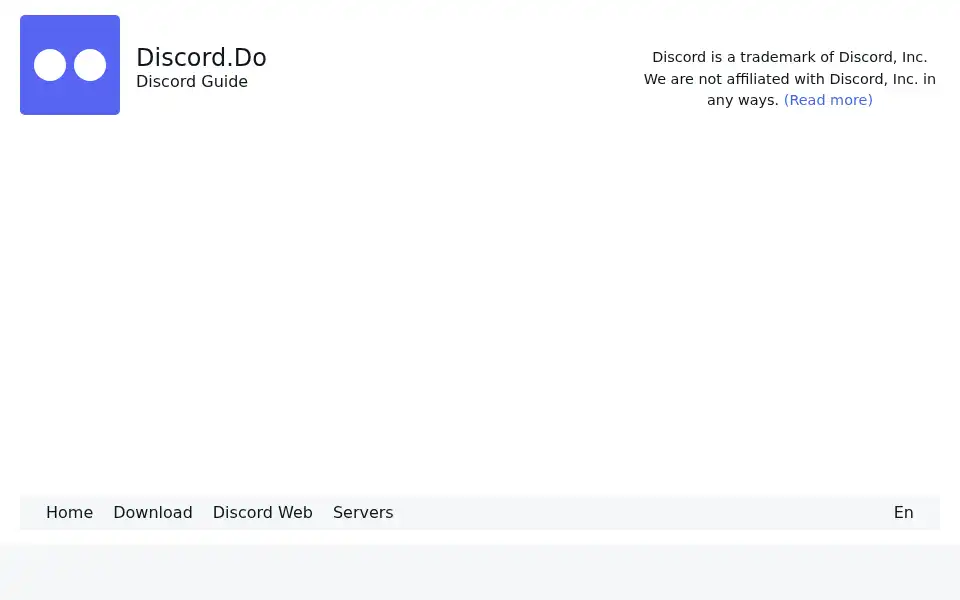 Screenshot of discord.do