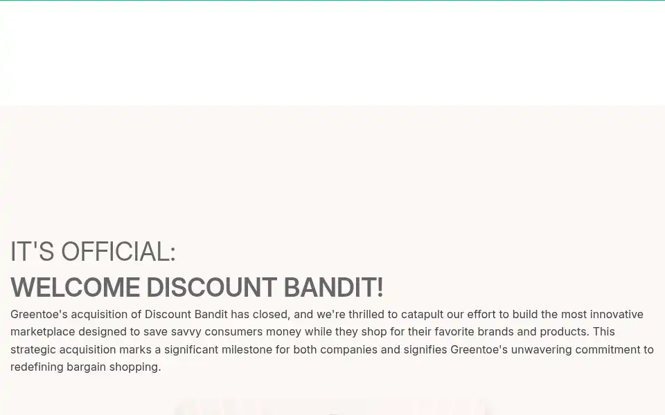 Screenshot of discountbandit.com