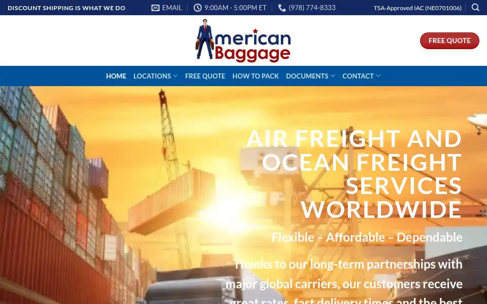 Screenshot of discountshipping.us