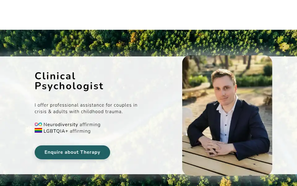 Screenshot of discoverhealgrowpsychology.co.uk