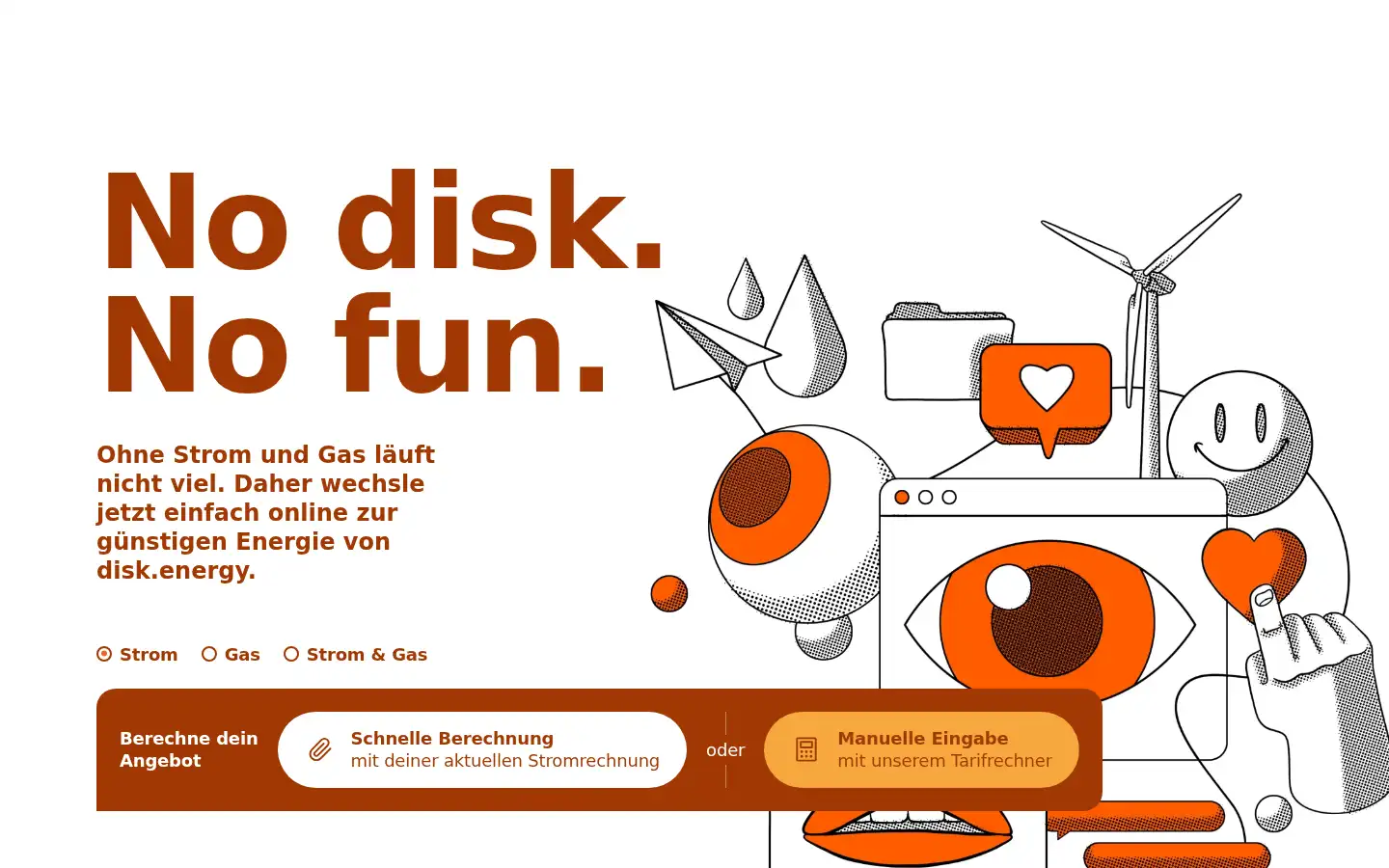 Screenshot of disk.energy