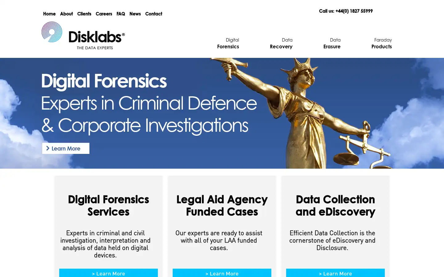 Screenshot of disklabs.com