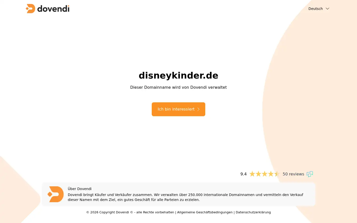 Screenshot of disneykinder.de