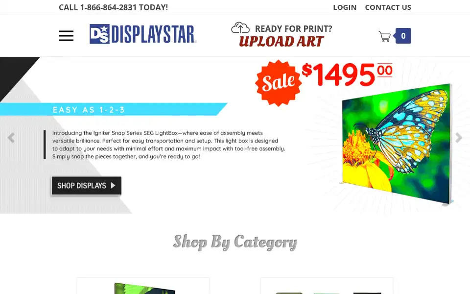 Screenshot of displaystar.com