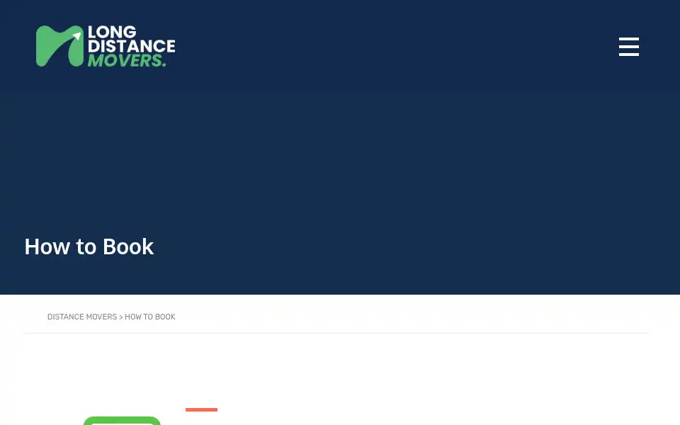 Screenshot of distancemovers.ca