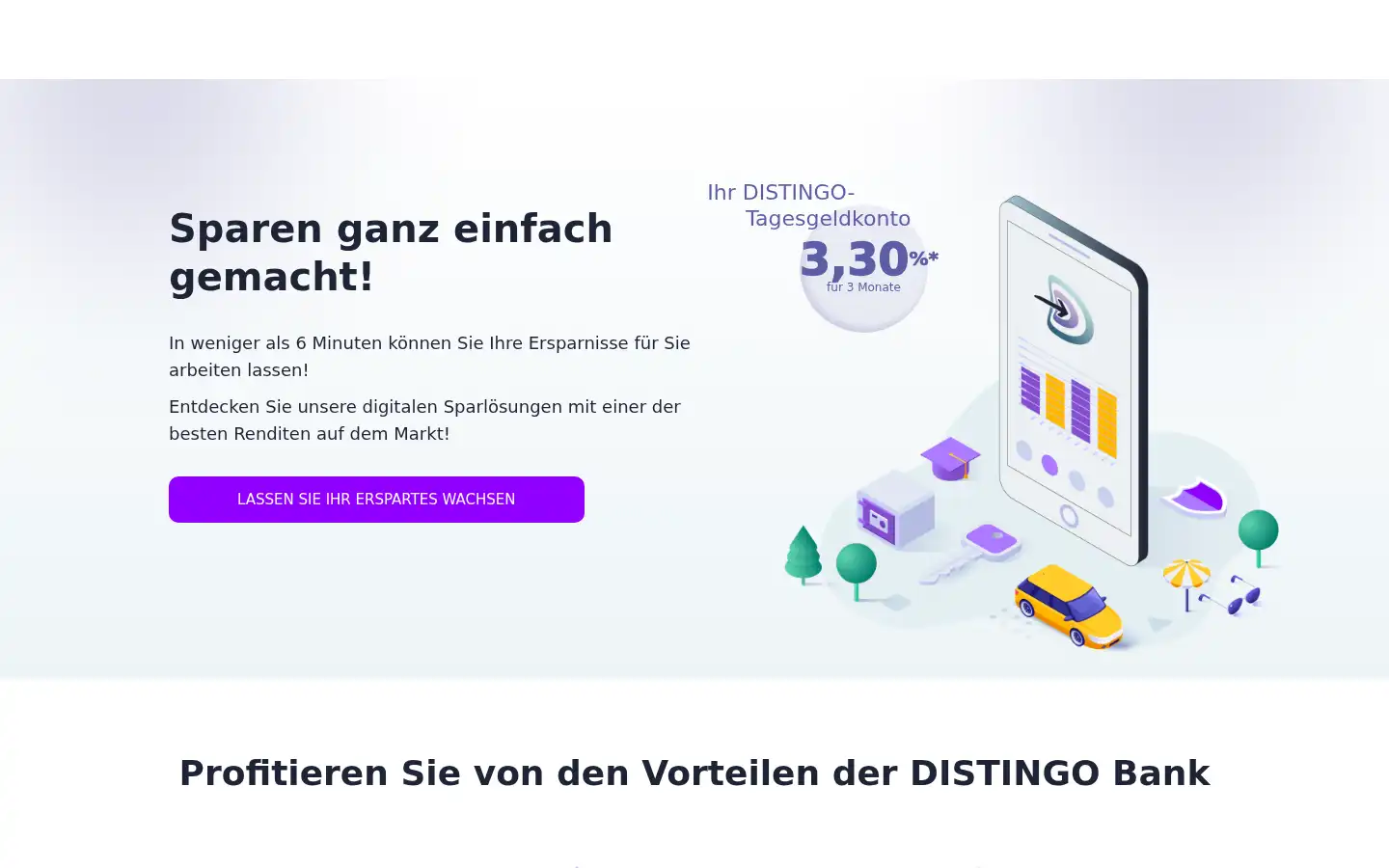 Screenshot of distingobank.de