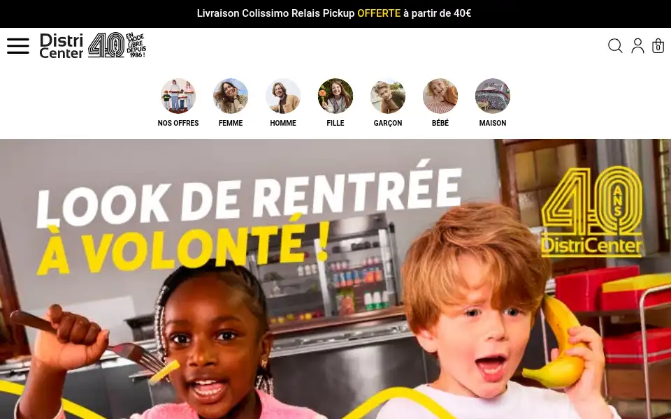 Screenshot of districenter.fr