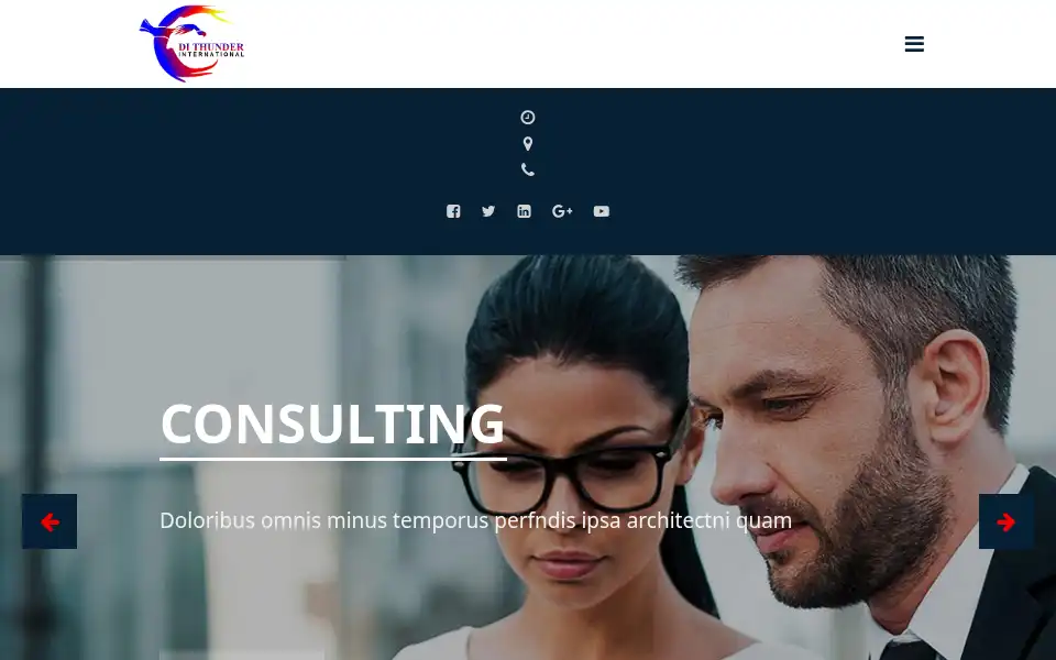 Screenshot of dithunder.com