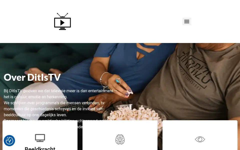 Screenshot of ditistv.nl