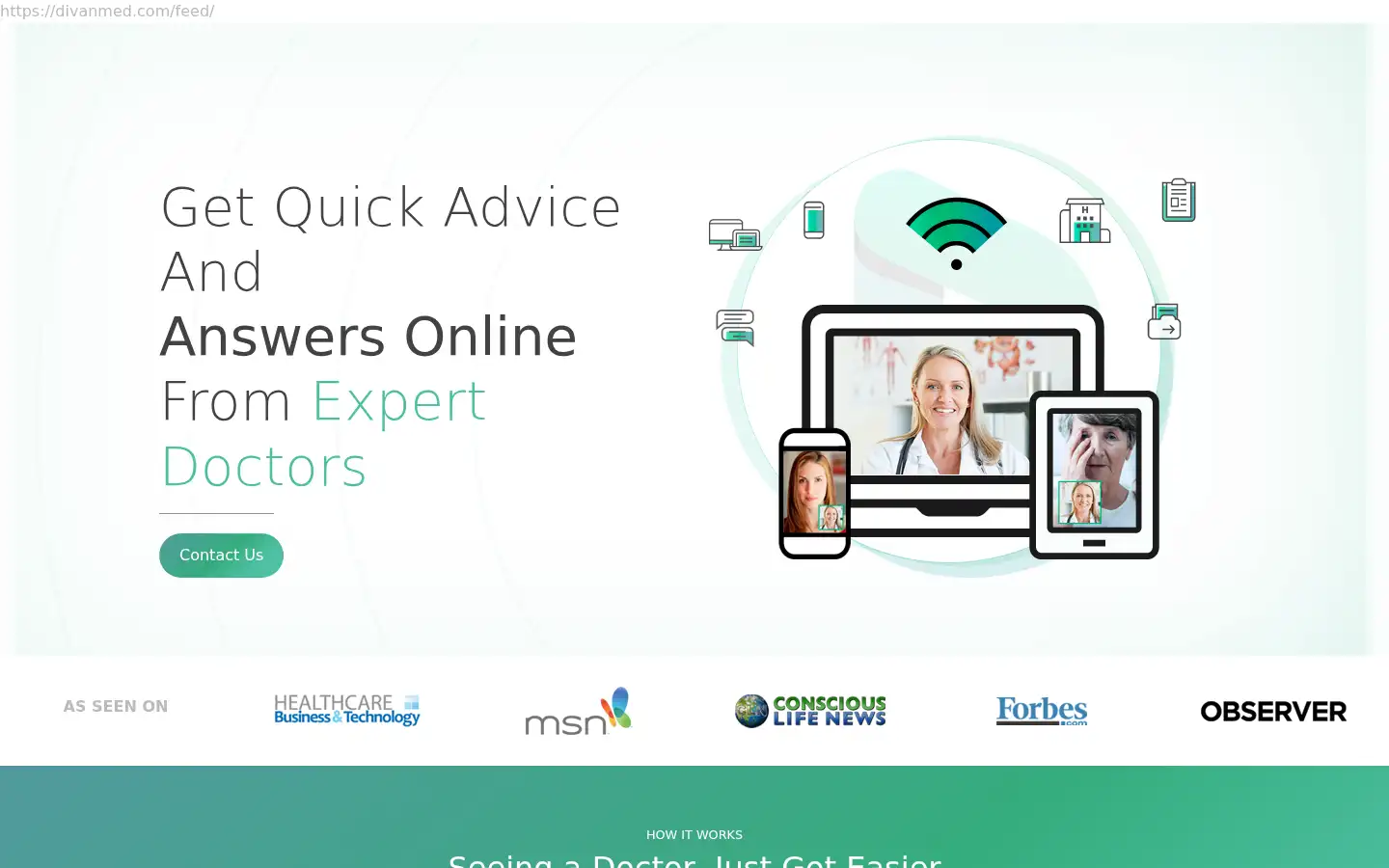 Screenshot of divanmed.com