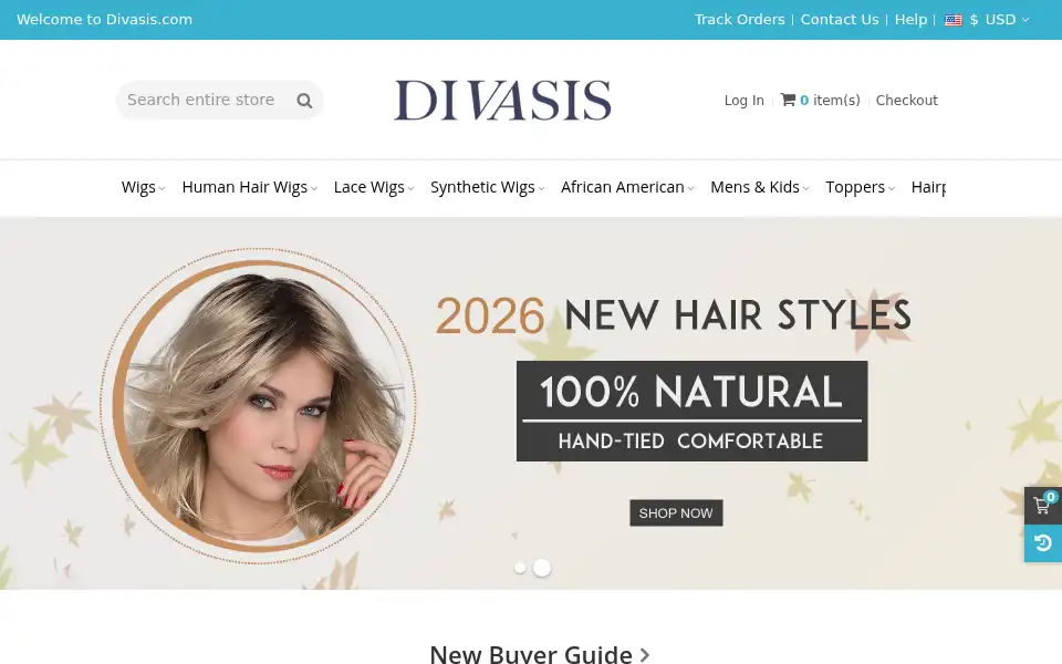 Screenshot of divasis.com