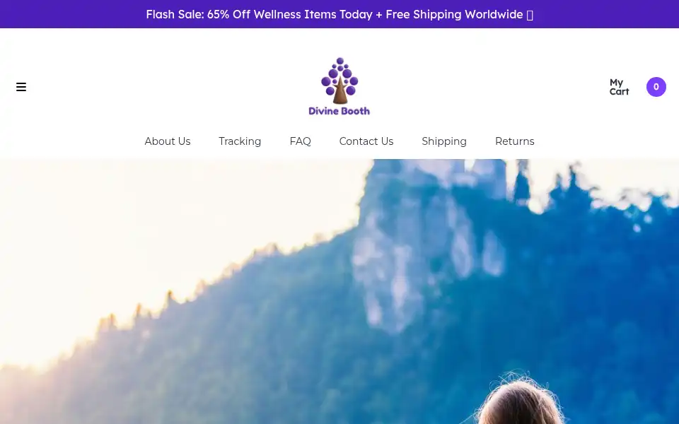Screenshot of divinebooth.com