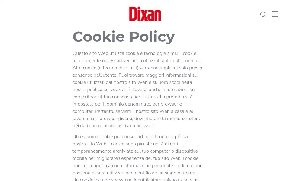 Screenshot of dixan.it