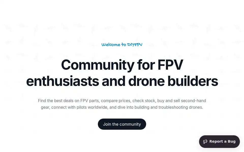Screenshot of diyfpv.com