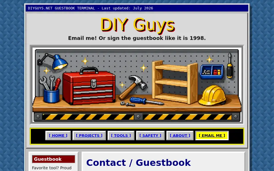 Screenshot of diyguys.net