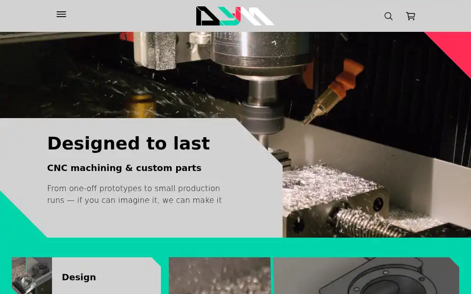 Screenshot of diymachining.it