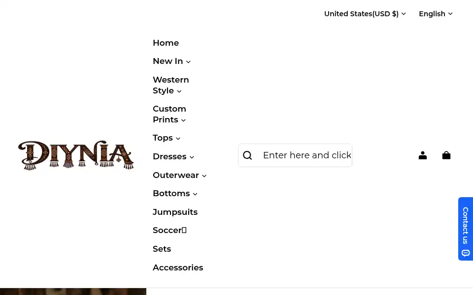 Screenshot of diynia.com