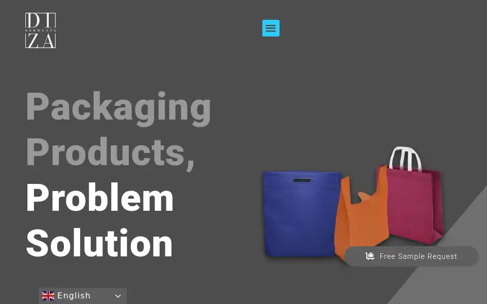 Screenshot of dizanonwoven.com