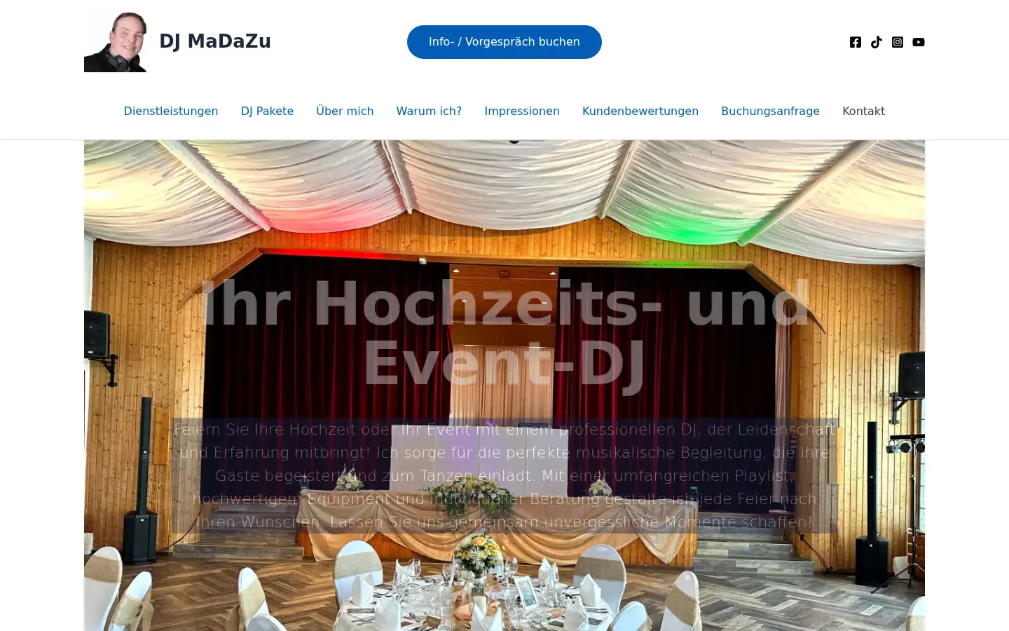 Screenshot of dj-madazu.com