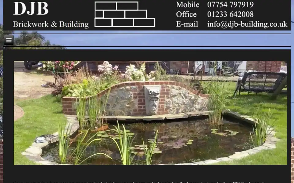 Screenshot of djb-building.co.uk