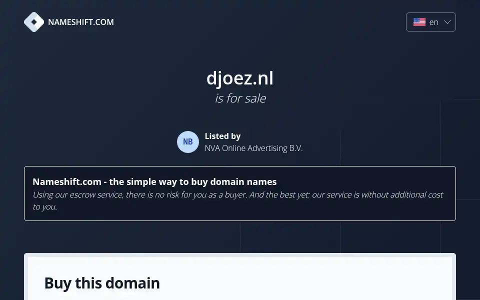 Screenshot of djoez.nl