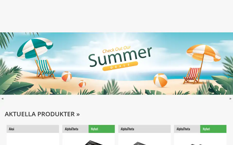 Screenshot of djservice.se