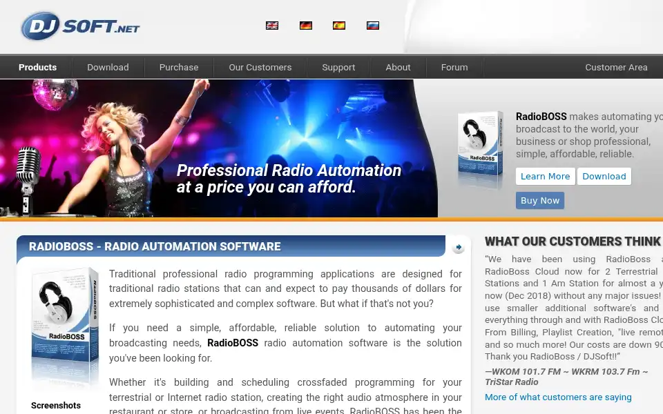 Screenshot of djsoft.net