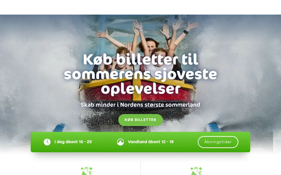 Screenshot of djurssommerland.dk