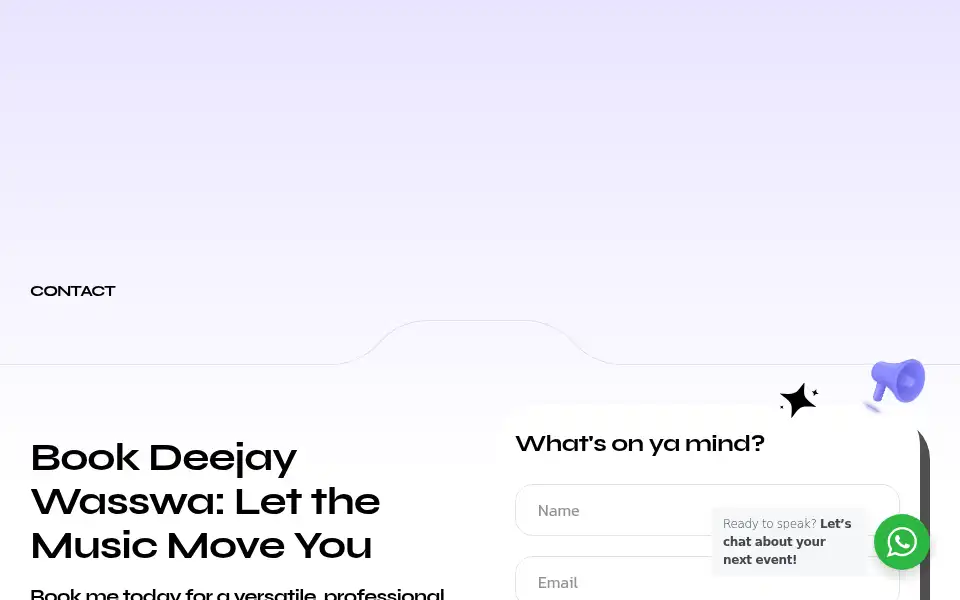 Screenshot of djwasswa.com