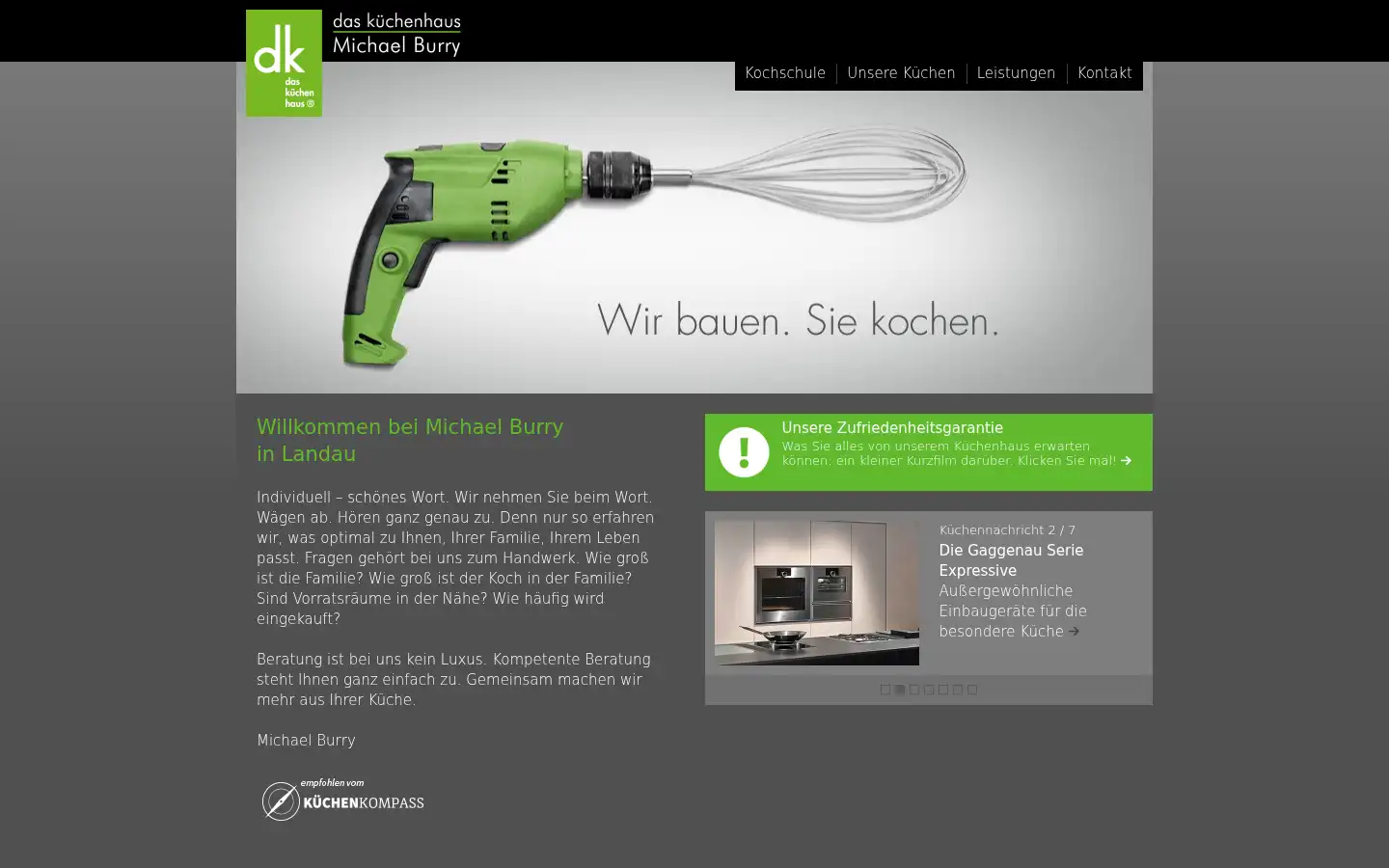 Screenshot of dk-das-kuechenhaus-ld.com