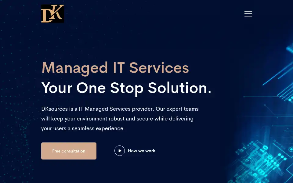 Screenshot of dksources.com