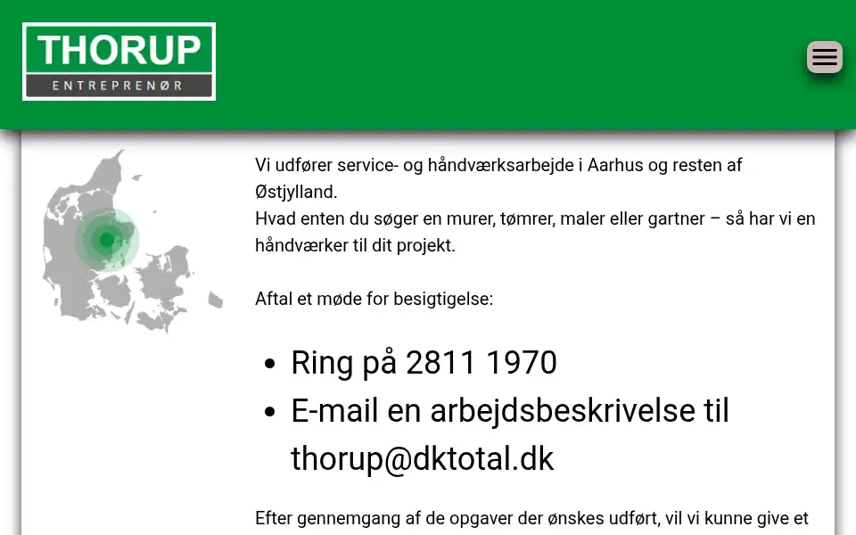 Screenshot of dktotal.dk