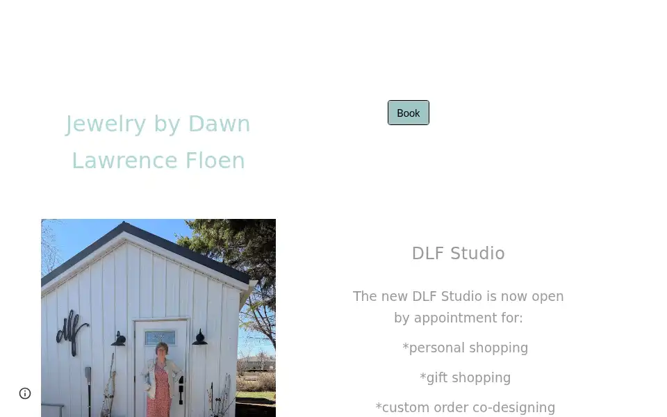 Screenshot of dlfdesigns.ca