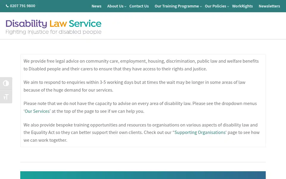 Screenshot of dls.org.uk