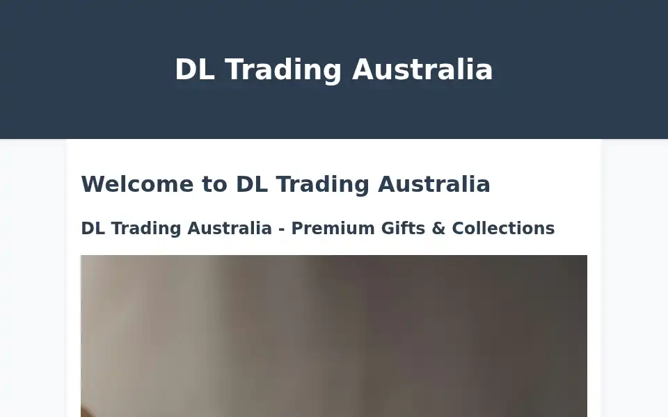 Screenshot of dltradingau.com.au