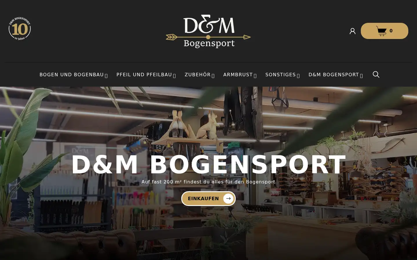 Screenshot of dm-bogensport.ch
